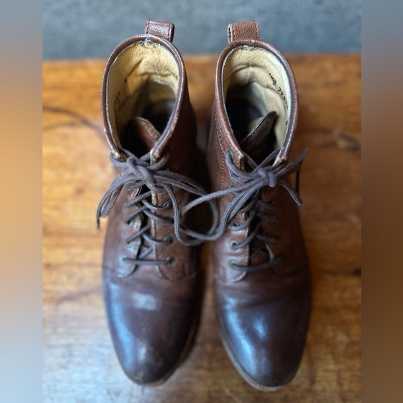 Frye Lace Up Ankle Booties - Picture 3 of 7